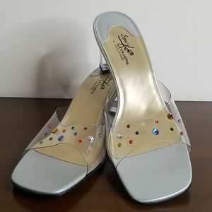 Vintage Special Occasions Jeweled Heels 11